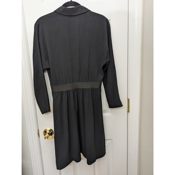 Theory Dress Size 4 Clemira Dark Academia Wednesday Addams Schoolgirl Goth - Picture 2 of 14